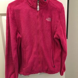 North Face Fushia Fleece Jacket